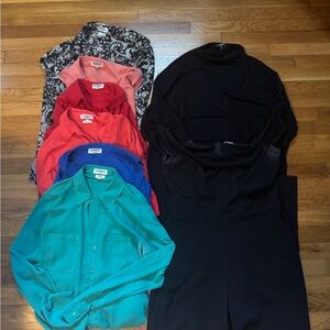 Express Women's Clothing Lot-Portofino Blouses, Dress and Pantsuit